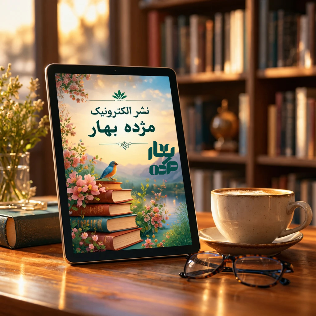 نشر الکترونیک کتاب و تبلت دیجیتال در انتشارات مژده بهار